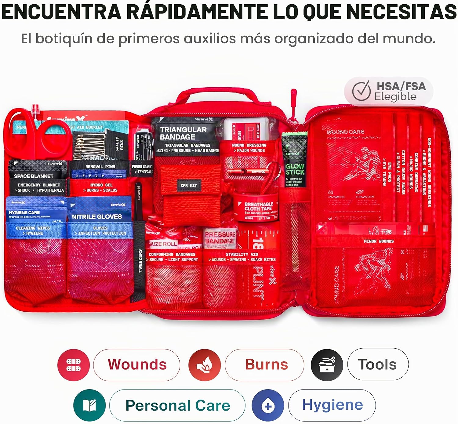 SurviveX Large Pro First Aid Kit