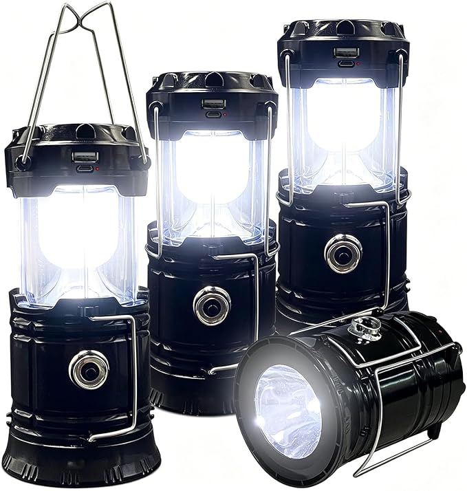 XTAUTO collapsible LED lantern (4-pack)