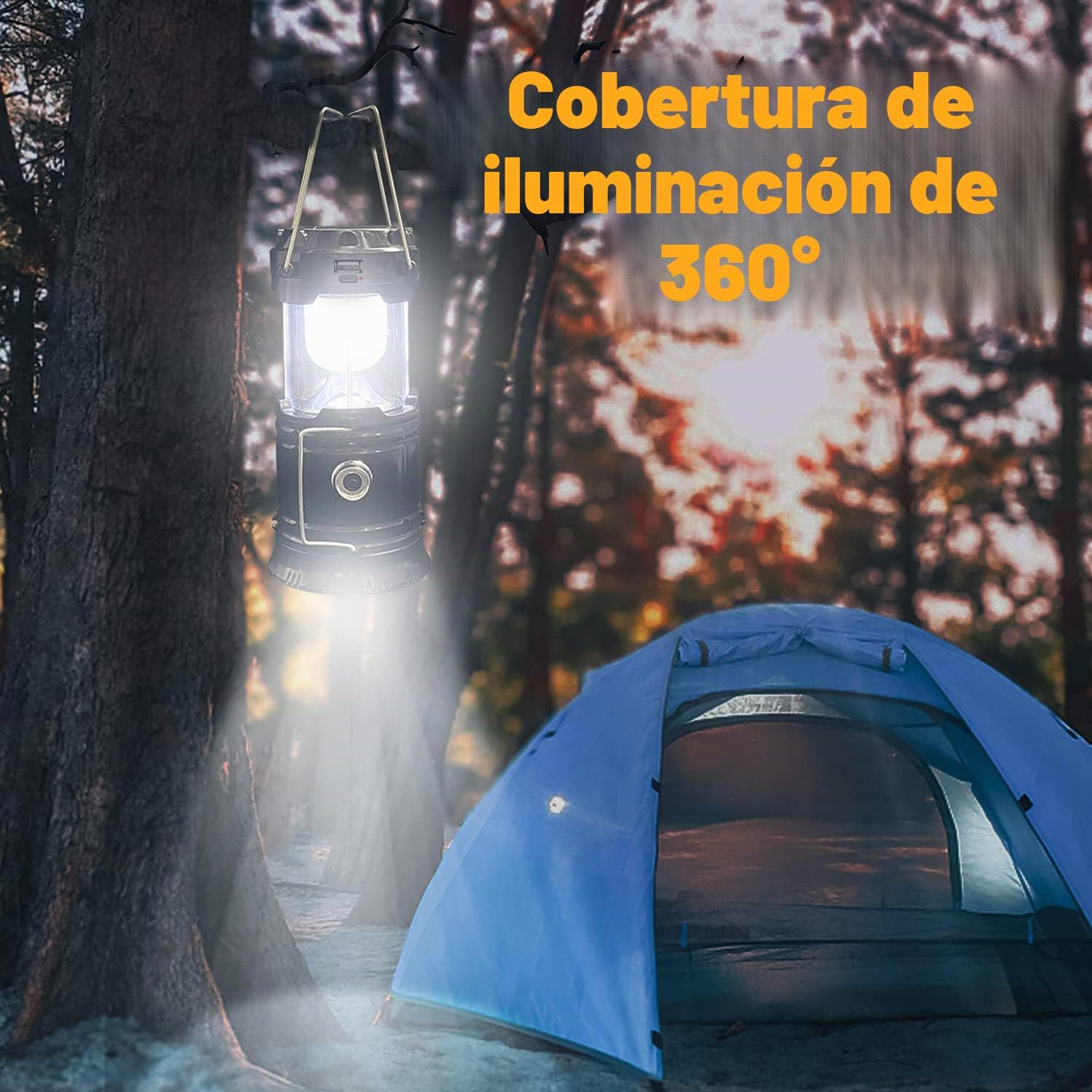 XTAUTO collapsible LED lantern (4-pack)